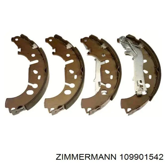 109901542 Zimmermann zapatas de frenos de tambor traseras