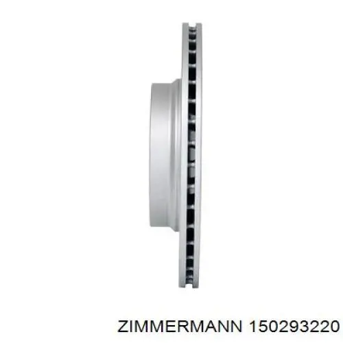 150.2932.20 Zimmermann disco de freno trasero