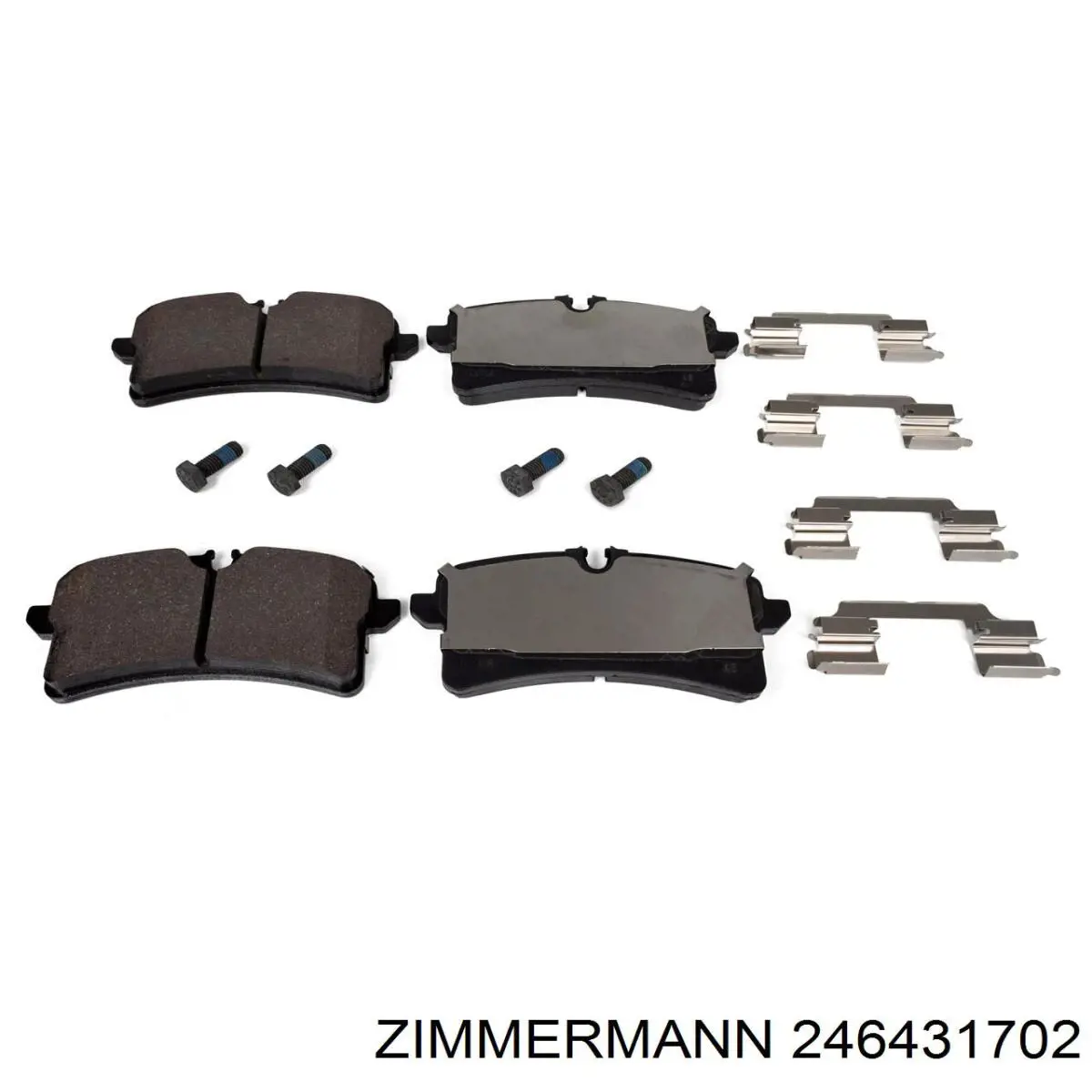 246431702 Zimmermann pastillas de freno traseras