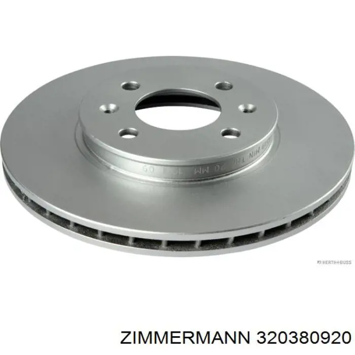 320380920 Zimmermann freno de disco delantero