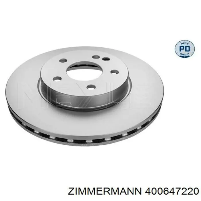 400.6472.20 Zimmermann freno de disco delantero