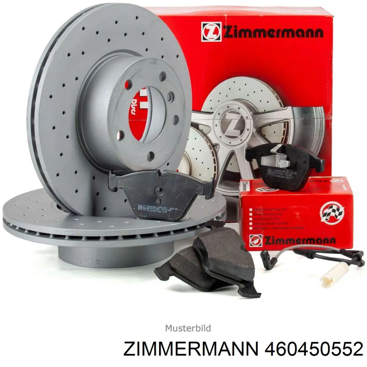 460450552 Zimmermann freno de disco delantero