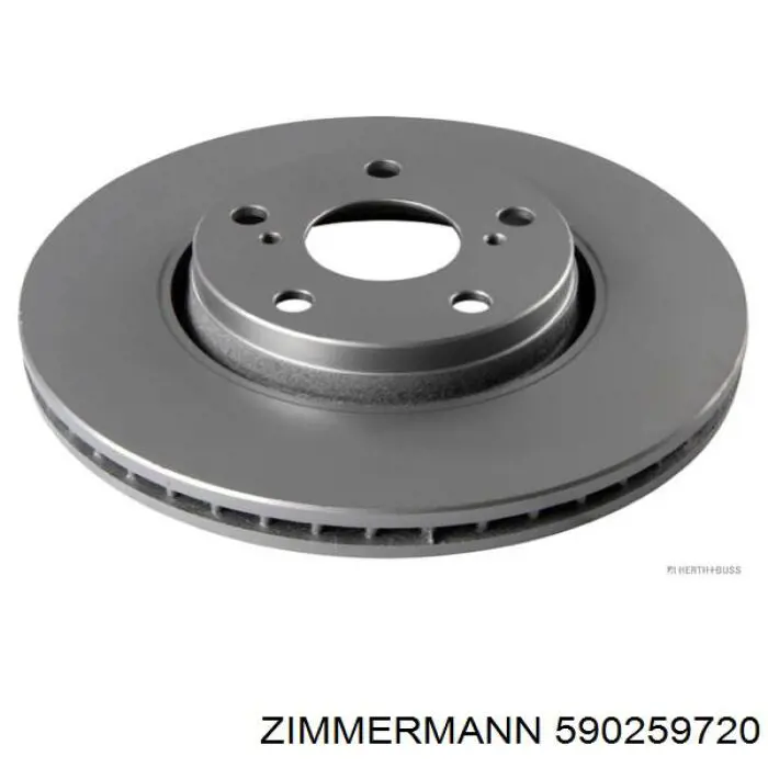 590259720 Zimmermann freno de disco delantero