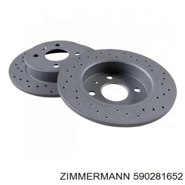 590281652 Zimmermann freno de disco delantero