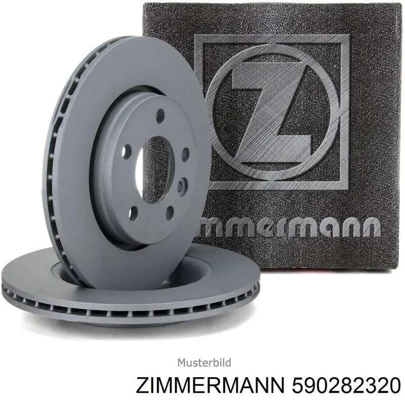 590282320 Zimmermann freno de disco delantero