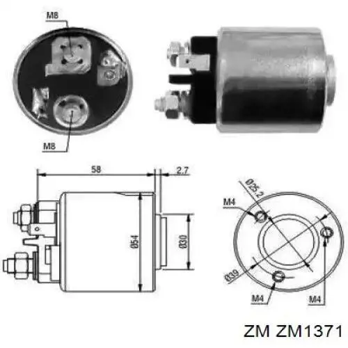  Interruptor magnético, estárter para Ford Fiesta 5 