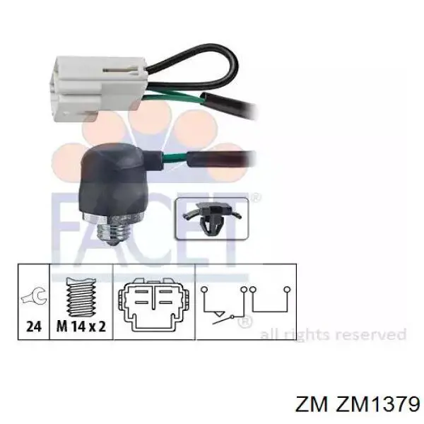 7701052617 Nissan interruptor magnético, estárter