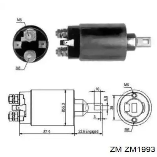  Relé, motor de arranque para Citroen Berlingo M