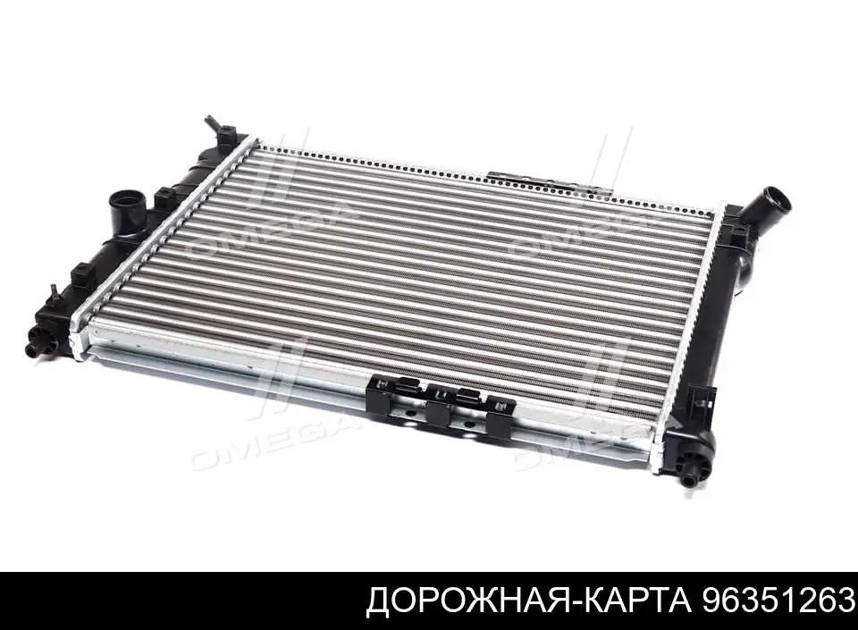 96351263 Дорожная Карта radiador refrigeración del motor