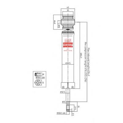 280565H-PCS-MS Master-sport amortiguador trasero