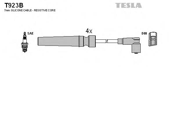 T923B Tesla juego de cables de encendido