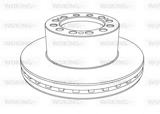 NSA110920 Woking disco de freno trasero