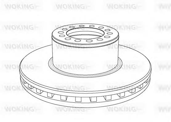 NSA105520 Woking freno de disco delantero