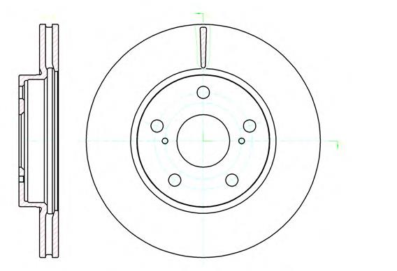 D6112210 Woking freno de disco delantero