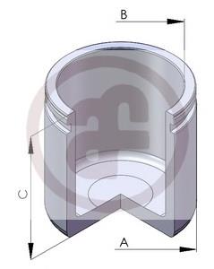 D02564 Autofren émbolo, pinza del freno delantera