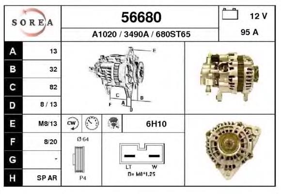 56680 EAI alternador