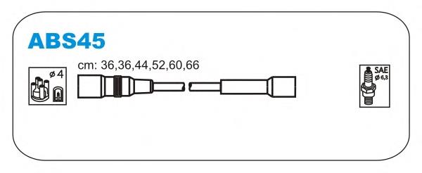ABS45 Janmor juego de cables de encendido