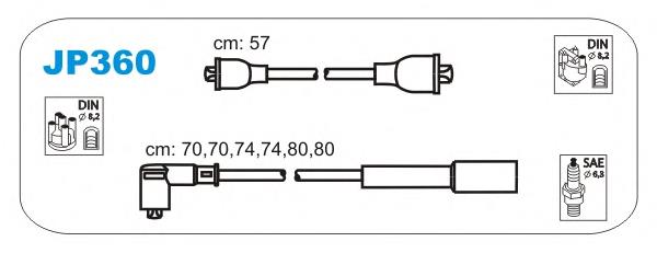 Cables de encendido CA1056 NIPPON MOTORS