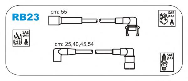 RB23 Janmor juego de cables de encendido