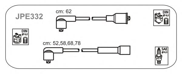 JPE332 Janmor juego de cables de encendido