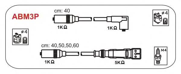 ABM3P Janmor juego de cables de encendido