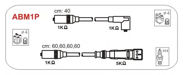 ABM1P Janmor juego de cables de encendido