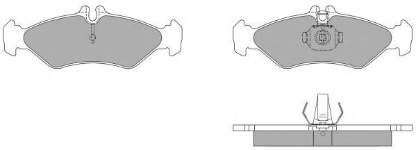 FBP1034 Fremax pastillas de freno traseras