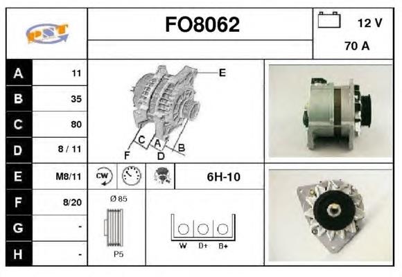 Alternador 1005368 Ford