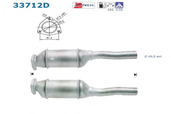 33712D AS/Auto Storm catalizador