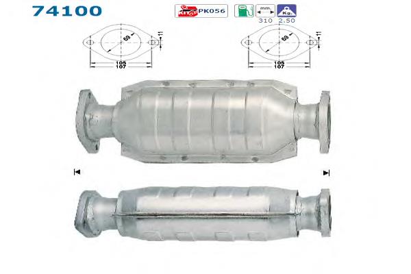 74100 AS/Auto Storm catalizador