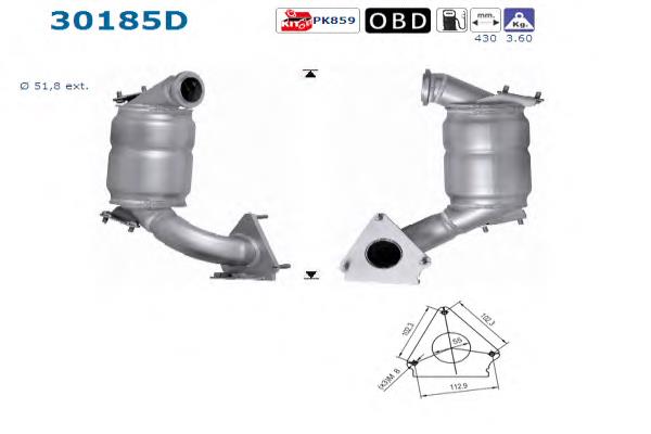 30185D AS/Auto Storm catalizador