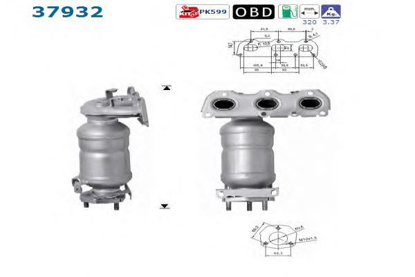  Catalizador para Seat Ibiza 6J1