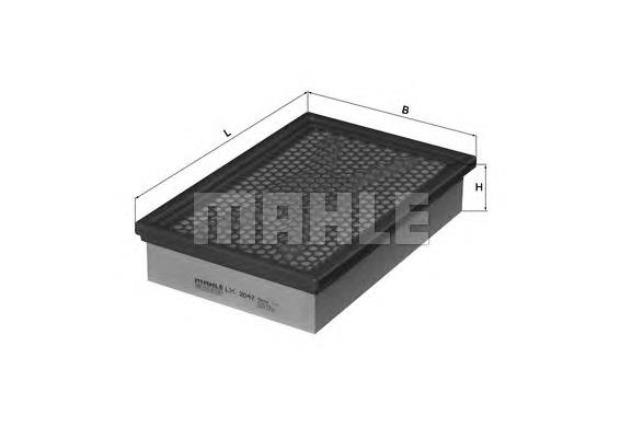 LX2047 Mahle Original filtro de aire