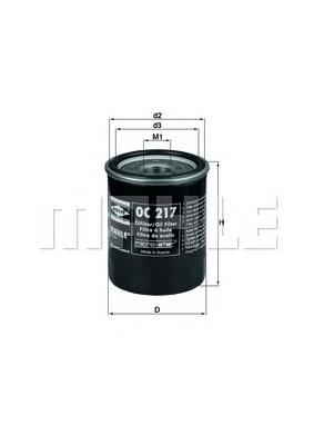 OC217 Mahle Original filtro de aceite