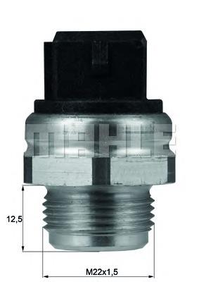 1341048 Opel sensor, temperatura del refrigerante (encendido el ventilador del radiador)