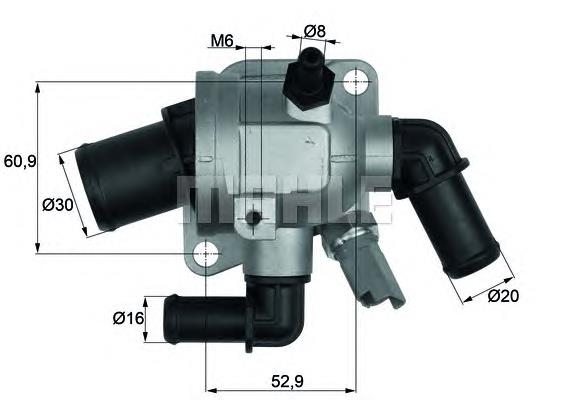 TI 173 88 Mahle Original termostato, refrigerante