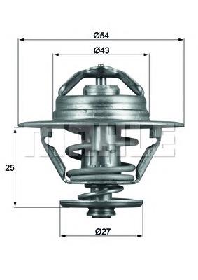 TX9379D Mahle Original termostato, refrigerante