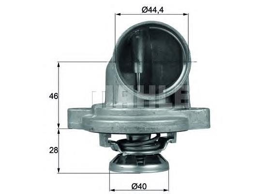 TI2380 Mahle Original termostato, refrigerante