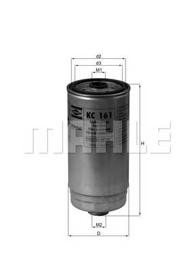 KC 161 Mahle Original filtro combustible