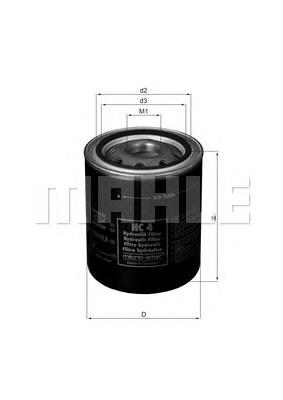 HC4 Mahle Original filtro hidráulico, transmisión automática