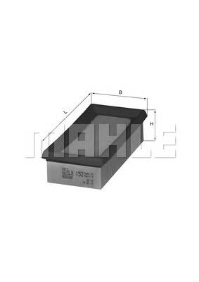 LX 152 Mahle Original filtro de aire