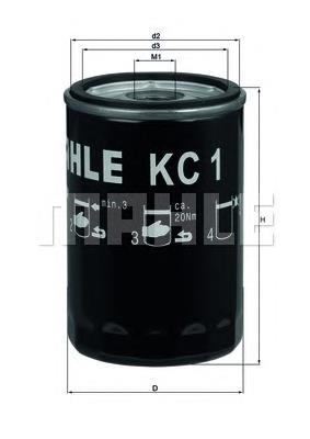 KC1 Mahle Original filtro combustible