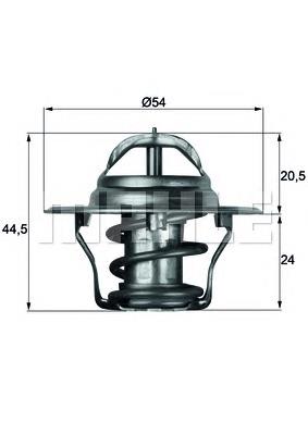 TX483D Mahle Original termostato, refrigerante