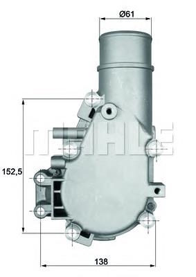  Caja del termostato para Iveco Stralis 