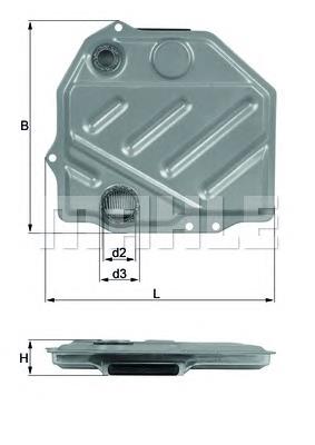 HX48 Mahle Original filtro hidráulico, transmisión automática