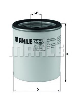 KC238D Mahle Original filtro combustible