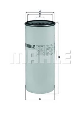 KC 251 Mahle Original filtro combustible