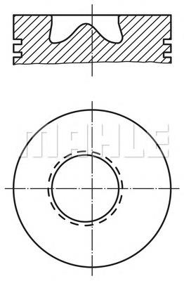 Pistón completo para 1 cilindro, STD A3660308317 Mercedes