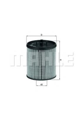 OX182D Mahle Original filtro de aceite