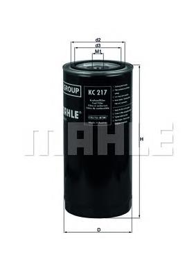 KC217 Mahle Original filtro combustible